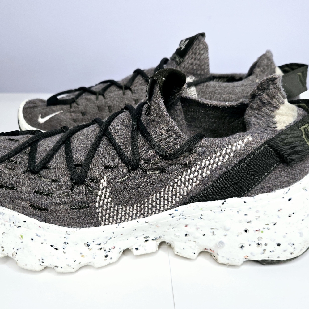 Nike Gray Athletic Shoes with Black and White Accents